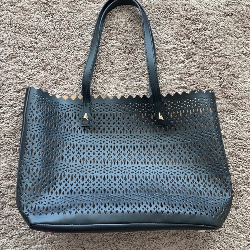 Stella and Dot black tote